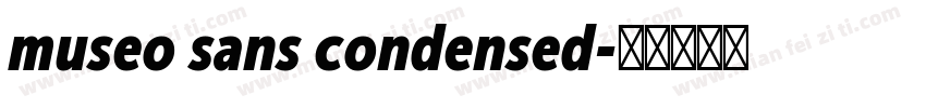 museo sans condensed字体转换